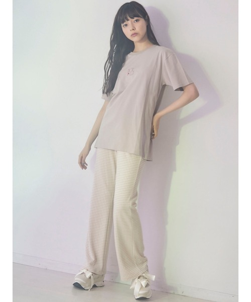 merry jenny（メリージェニー）の「福 Tee（Tシャツ/カットソー・レディース・ブラック/ブラウン/オフホワイト・FREE）」の14枚目の写真