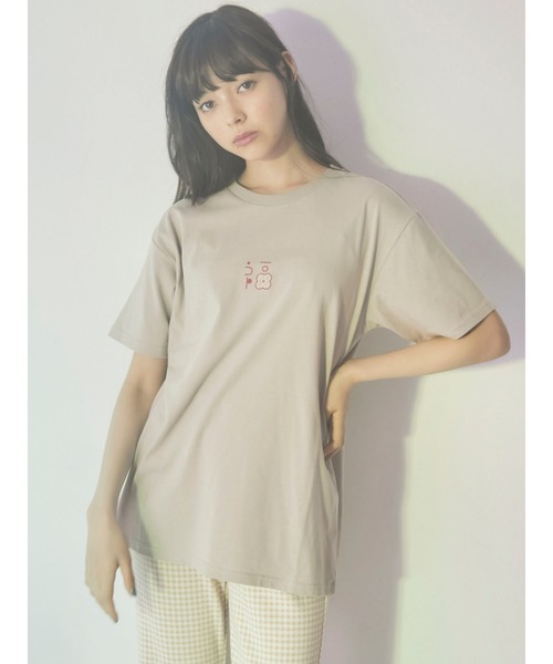 merry jenny（メリージェニー）の「福 Tee（Tシャツ/カットソー・レディース・ブラック/ブラウン/オフホワイト・FREE）」の16枚目の写真