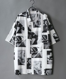 Classic pattern wide Dress shirt/クラシックパターン ワイド ドレスシャツ