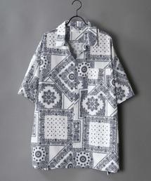 Classic pattern wide Dress shirt/クラシックパターン ワイド ドレスシャツ