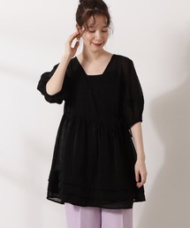 N.（N. Natural Beauty Basic） | カシュクールチュニックブラウス(シャツ/ブラウス)