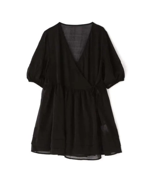 N.（N. Natural Beauty Basic）（エヌエヌナチュラルビューティーベーシック）の「カシュクールチュニックブラウス（シャツ/ブラウス・レディース・ブラック/ホワイト系その他/ブルー系その他・MEDIUM）」の11枚目の写真