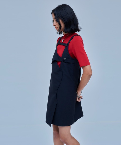 UNITED TOKYO(ユナイテッドトウキョウ)の「アートチュニックワンピース キャミワンピース(ワンピース・レディース・ブラック/ブルー・FREE)」の13枚目の写真