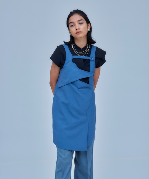 UNITED TOKYO(ユナイテッドトウキョウ)の「アートチュニックワンピース キャミワンピース(ワンピース・レディース・ブラック/ブルー・FREE)」の19枚目の写真