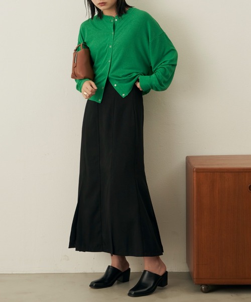 Aunt Marie's(アントマリーズ)の「タックプリーツスカート(スカート・レディース・ブラック/ベージュ/ブラウン・FREE)」の14枚目の写真