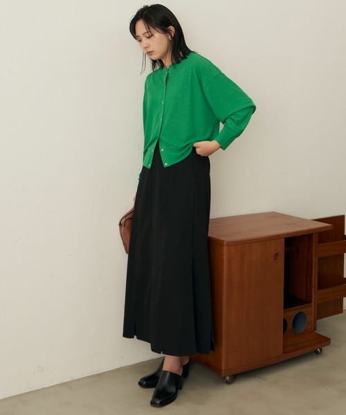 Aunt Marie's(アントマリーズ)の「タックプリーツスカート(スカート・レディース・ブラック/ベージュ/ブラウン・FREE)」の15枚目の写真