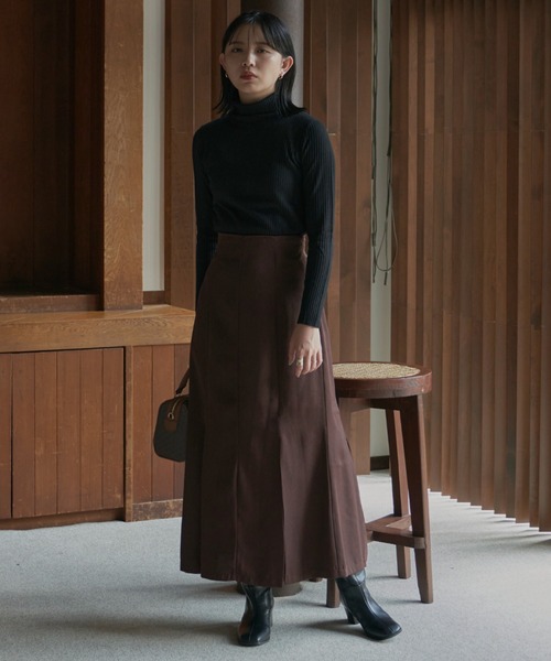 Aunt Marie's(アントマリーズ)の「タックプリーツスカート(スカート・レディース・ブラック/ベージュ/ブラウン・FREE)」の17枚目の写真