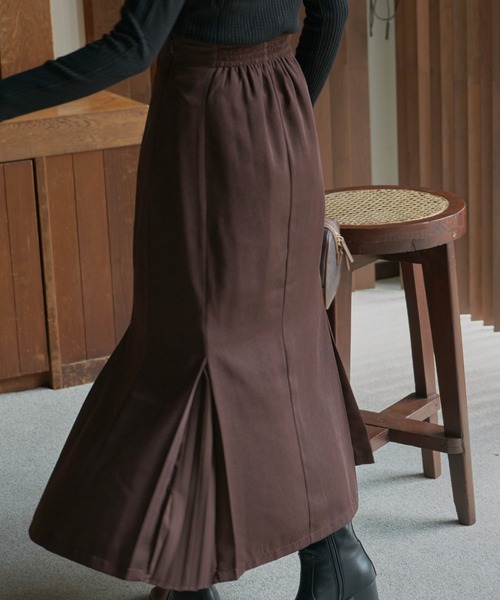 Aunt Marie's(アントマリーズ)の「タックプリーツスカート(スカート・レディース・ブラック/ベージュ/ブラウン・FREE)」の20枚目の写真