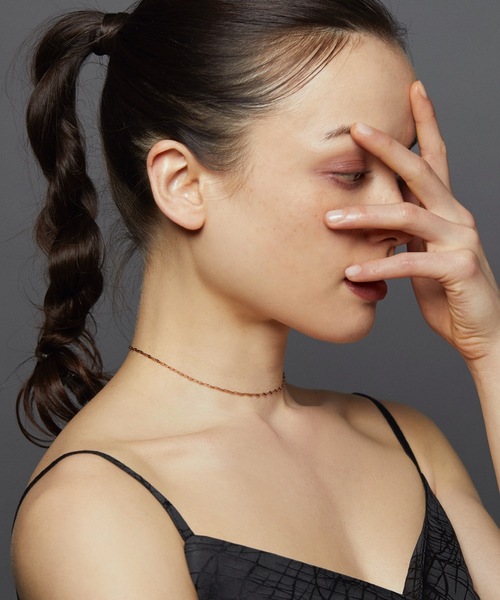 CENE（セネ）の「【CENE】セネ/ペタルチェーン ネックレス（ネックレス・レディース・シルバー/ゴールド/ピンクゴールド・FREE）」の5枚目の写真