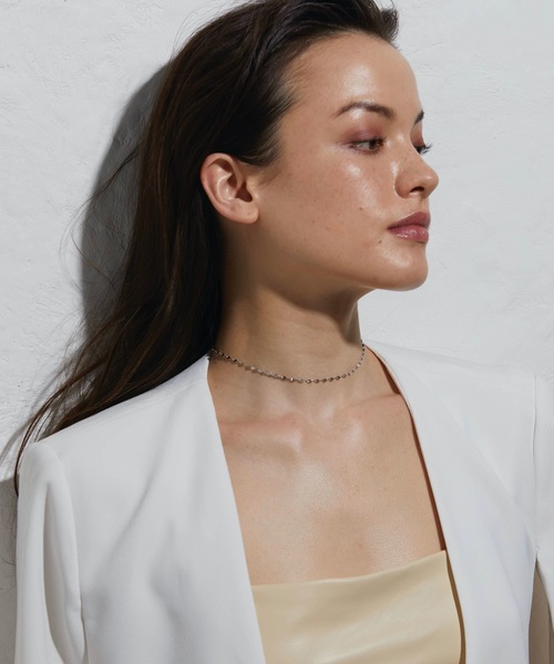 CENE（セネ）の「【CENE】セネ/ペタルチェーン ネックレス（ネックレス・レディース・シルバー/ゴールド/ピンクゴールド・FREE）」の7枚目の写真