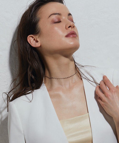 CENE（セネ）の「【CENE】セネ/ペタルチェーン ネックレス（ネックレス・レディース・シルバー/ゴールド/ピンクゴールド・FREE）」の8枚目の写真