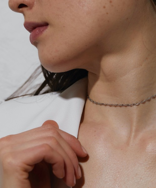 CENE（セネ）の「【CENE】セネ/ペタルチェーン ネックレス（ネックレス・レディース・シルバー/ゴールド/ピンクゴールド・FREE）」の9枚目の写真