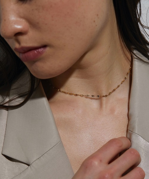 CENE（セネ）の「【CENE】セネ/ペタルチェーン ネックレス（ネックレス・レディース・シルバー/ゴールド/ピンクゴールド・FREE）」の11枚目の写真