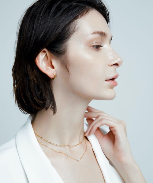 CENE（セネ）の「【CENE】セネ/ペタルチェーン ネックレス（ネックレス・レディース・シルバー/ゴールド/ピンクゴールド・FREE）」の16枚目の写真