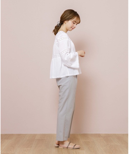 flower（フラワー）の「ミスティレースブラウス（シャツ/ブラウス・レディース・ブラック/ホワイト・FREE）」の11枚目の写真