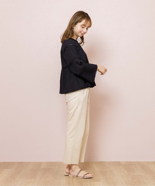 flower（フラワー）の「ミスティレースブラウス（シャツ/ブラウス・レディース・ブラック/ホワイト・FREE）」の18枚目の写真