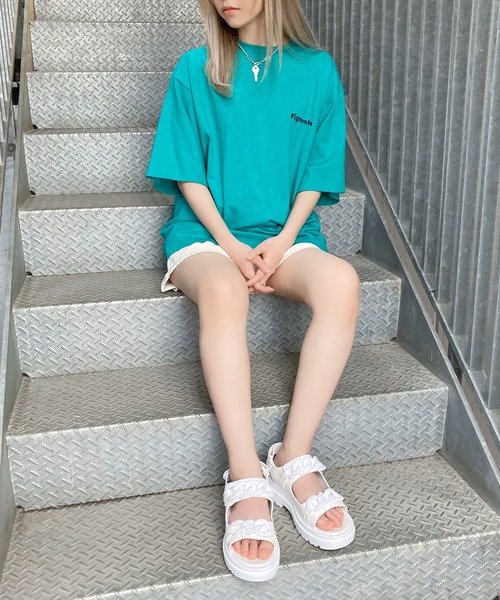 Figments(フィグメンツ)の「チェーンサンダル(サンダル・レディース・ホワイト/ブラック・SMALL/MEDIUM)」の11枚目の写真