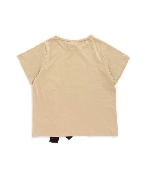 JENNI love（ジェニィラブ）の「チェリーレースアップTシャツ（Tシャツ/カットソー・キッズ・ベージュ/ブラック/サックスブルー・140cm/160cm/130cm/150cm）」の16枚目の写真