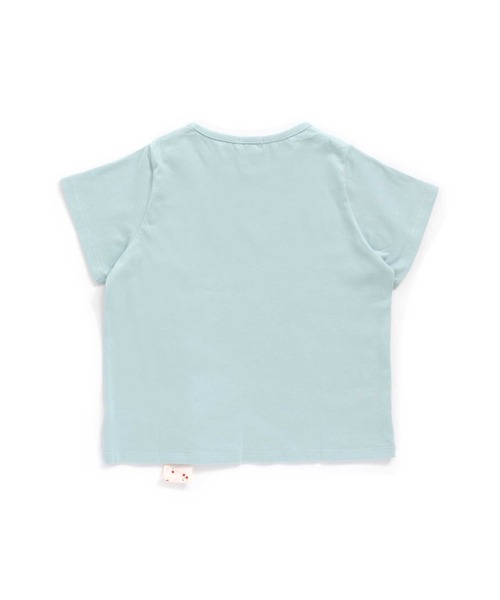 JENNI love（ジェニィラブ）の「チェリーレースアップTシャツ（Tシャツ/カットソー・キッズ・ベージュ/ブラック/サックスブルー・140cm/160cm/130cm/150cm）」の5枚目の写真