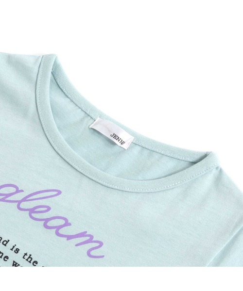 JENNI love（ジェニィラブ）の「チェリーレースアップTシャツ（Tシャツ/カットソー・キッズ・ベージュ/ブラック/サックスブルー・140cm/160cm/130cm/150cm）」の7枚目の写真