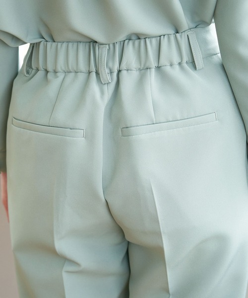 ROPE' PICNIC（ロペピクニック）の「【360°ウルトラストレッチ】【WEB限定・低身長向け】タックテーパードパンツ（その他パンツ・レディース・ブラック/ネイビー/ピンク/グリーン系その他/イエロー系その他3・40/38/36/34）」の19枚目の写真