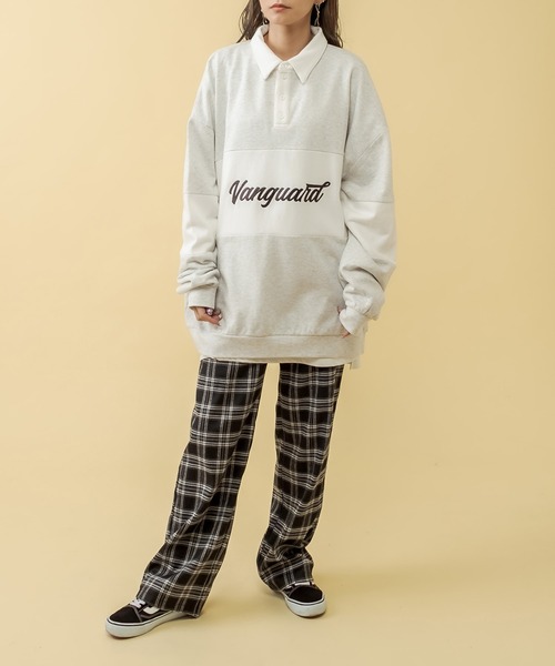 RASVOA(ラスボア)の「チェックストレートパンツ(その他パンツ・レディース・イエロー/ブラック/ネイビー・FREE)」の20枚目の写真