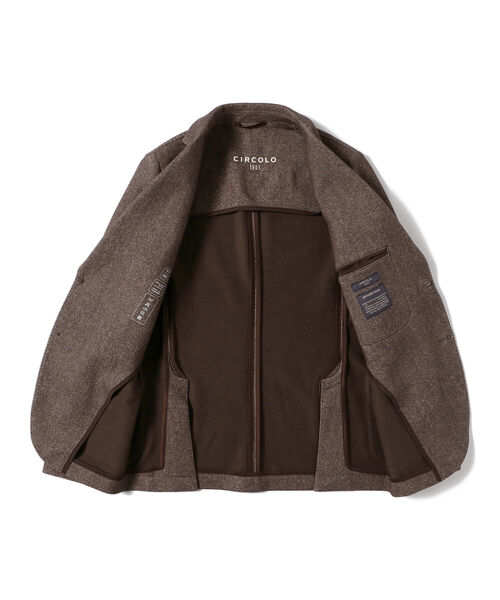 CIRCOLO 1901（チルコロ 1901）の「CIRCOLO1901 / コットンツイル ジャケット（テーラードジャケット・メンズ・ブラウン・48/44/46）」の5枚目の写真