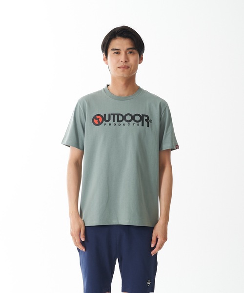 OUTDOOR PRODUCTS(アウトドアプロダクツ)の「【OUTDOOR PRODUCTS/アウトドアプロダクツ】ひんやり接触冷感素材使用UVカット機能付きロゴプリントTシャツ(Tシャツ/カットソー・メンズ・ホワイト/ブラック/ネイビー/グレー/カーキ・MEDIUM/LARGE/X-LARGE)」の20枚目の写真