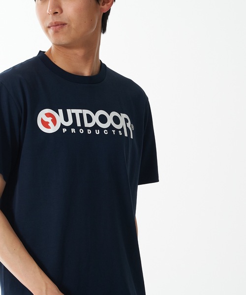 OUTDOOR PRODUCTS(アウトドアプロダクツ)の「【OUTDOOR PRODUCTS/アウトドアプロダクツ】ひんやり接触冷感素材使用UVカット機能付きロゴプリントTシャツ(Tシャツ/カットソー・メンズ・ホワイト/ブラック/ネイビー/グレー/カーキ・MEDIUM/LARGE/X-LARGE)」の15枚目の写真