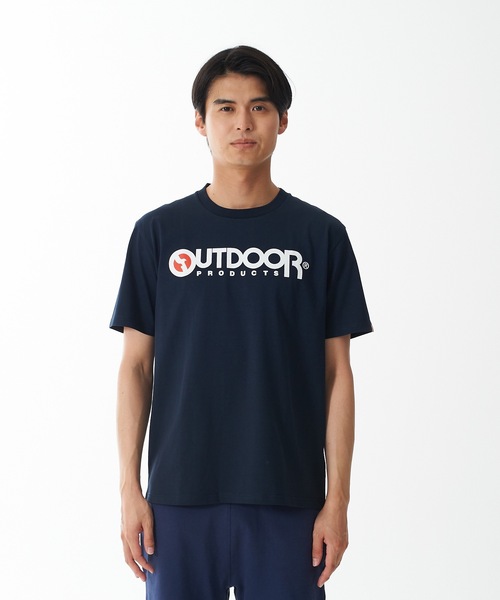 OUTDOOR PRODUCTS(アウトドアプロダクツ)の「【OUTDOOR PRODUCTS/アウトドアプロダクツ】ひんやり接触冷感素材使用UVカット機能付きロゴプリントTシャツ(Tシャツ/カットソー・メンズ・ホワイト/ブラック/ネイビー/グレー/カーキ・MEDIUM/LARGE/X-LARGE)」の21枚目の写真