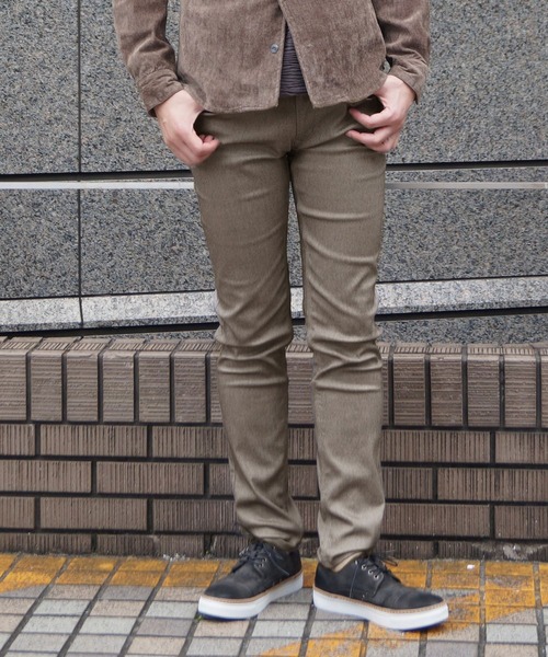 NICOLE CLUB FOR MEN（ニコルクラブフォーメン）の「【21年モデル】ガムストレッチ５ポケットパンツ（その他パンツ・メンズ・ブラック/ブラウン/カーキ/チャコール/ベージュ・X-LARGE/MEDIUM/LARGE/SMALL）」の4枚目の写真