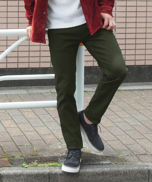 NICOLE CLUB FOR MEN（ニコルクラブフォーメン）の「【21年モデル】ガムストレッチ５ポケットパンツ（その他パンツ・メンズ・ブラック/ブラウン/カーキ/チャコール/ベージュ・X-LARGE/MEDIUM/LARGE/SMALL）」の5枚目の写真