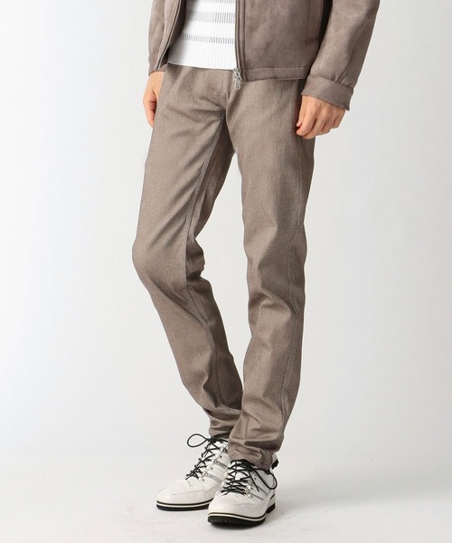 NICOLE CLUB FOR MEN（ニコルクラブフォーメン）の「【21年モデル】ガムストレッチ５ポケットパンツ（その他パンツ・メンズ・ブラック/ブラウン/カーキ/チャコール/ベージュ・X-LARGE/MEDIUM/LARGE/SMALL）」の6枚目の写真