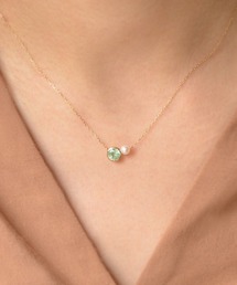 【最終価格】sowi フルッティフル　ミントカイヤナイト✕あこやパール　ピアス 60209315b_b_05_215.jpg