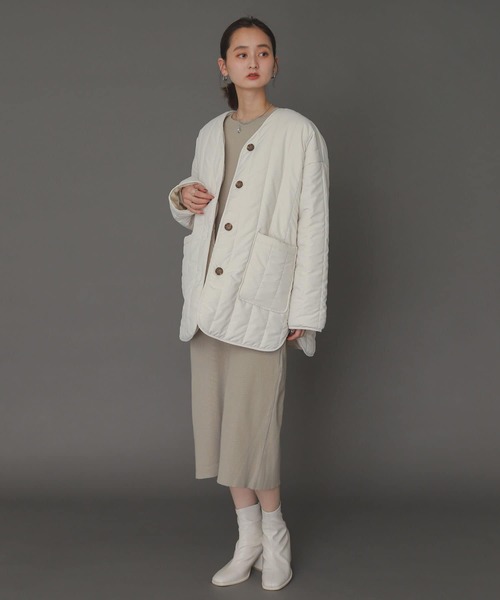 SENSE OF PLACE by URBAN RESEARCH（センスオブプレイスバイアーバンリサーチ）の「ウエストマークニットワンピース（ワンピース・レディース・ライトベージュ/ブラック/ライトブルー・ONE）」の5枚目の写真