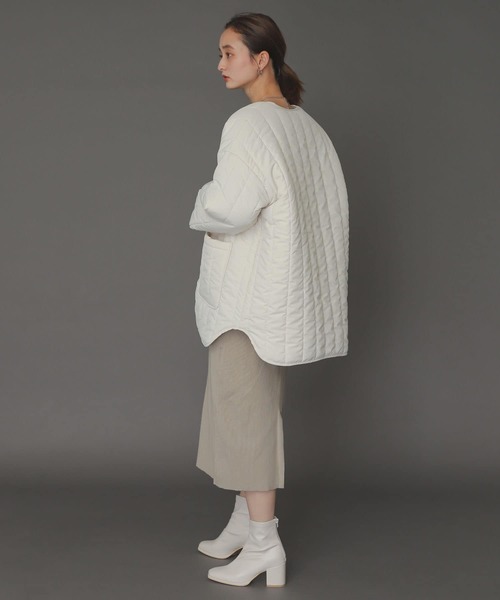 SENSE OF PLACE by URBAN RESEARCH（センスオブプレイスバイアーバンリサーチ）の「ウエストマークニットワンピース（ワンピース・レディース・ライトベージュ/ブラック/ライトブルー・ONE）」の6枚目の写真