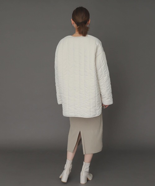 SENSE OF PLACE by URBAN RESEARCH（センスオブプレイスバイアーバンリサーチ）の「ウエストマークニットワンピース（ワンピース・レディース・ライトベージュ/ブラック/ライトブルー・ONE）」の7枚目の写真