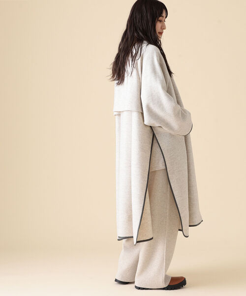 Demi-Luxe BEAMS(デミルクス ビームス)の「Demi-Luxe BEAMS / ケープライク コート(その他アウター・レディース・ベージュ/ブラウン・ONE SIZE)」の8枚目の写真