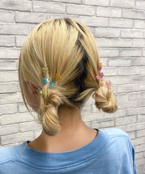 WEGO（ウィゴー）の「WEGO/【10点セット】マルチクリップ（バレッタ/ヘアクリップ・レディース・その他1/その他2/その他3/その他4/その他5・FREE）」の5枚目の写真