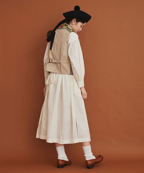 Malle(マル)の「Malle エコウールエターミンおじさん風ベスト(ベスト・レディース・ブラック/ブラウン・FREE)」の13枚目の写真