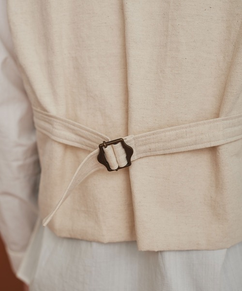 Malle(マル)の「Malle エコウールエターミンおじさん風ベスト(ベスト・レディース・ブラック/ブラウン・FREE)」の10枚目の写真