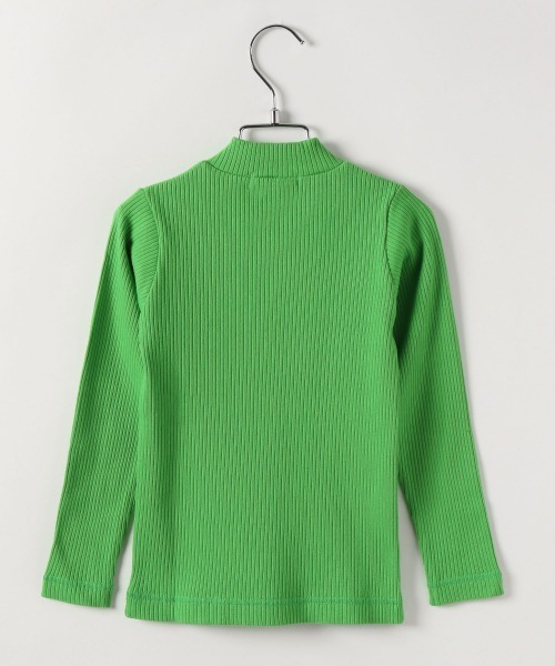 JEANASIS(ジーナシス)の「【KIDS】フロントZIPリブプルオーバー/256504(Tシャツ/カットソー・キッズ・アイボリー/ブラック/グリーン・120/140)」の9枚目の写真