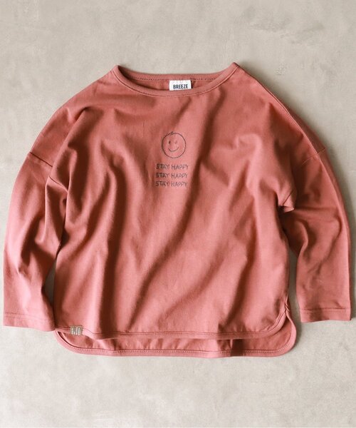 BREEZE by yumi.（ブリーズバイユミ）の「WEB限定 刺繍Tシャツ【BREEZE by yumi.】（Tシャツ/カットソー・キッズ・ネイビー/オレンジ/ミント/チャコール/ベージュ・110/120/90/80/130/100/140）」の12枚目の写真