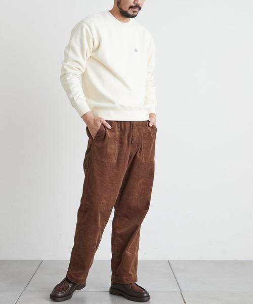 GEVACO（ゲバコ）の「【GEVACO / ゲバコ】ヘヴィーウェイト裏起毛クルースウェット（スウェット・メンズ・ホワイト/ネイビー/グレー・SMALL/MEDIUM/LARGE）」の11枚目の写真