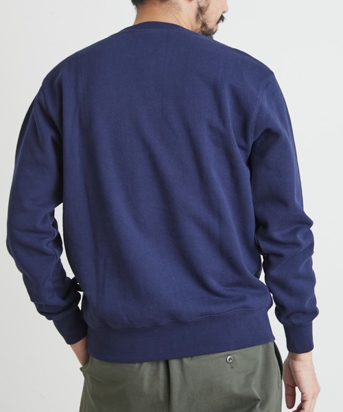 GEVACO（ゲバコ）の「【GEVACO / ゲバコ】ヘヴィーウェイト裏起毛クルースウェット（スウェット・メンズ・ホワイト/ネイビー/グレー・SMALL/MEDIUM/LARGE）」の5枚目の写真