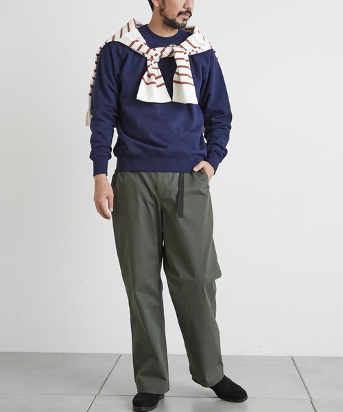 GEVACO（ゲバコ）の「【GEVACO / ゲバコ】ヘヴィーウェイト裏起毛クルースウェット（スウェット・メンズ・ホワイト/ネイビー/グレー・SMALL/MEDIUM/LARGE）」の20枚目の写真