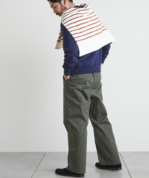 GEVACO（ゲバコ）の「【GEVACO / ゲバコ】ヘヴィーウェイト裏起毛クルースウェット（スウェット・メンズ・ホワイト/ネイビー/グレー・SMALL/MEDIUM/LARGE）」の12枚目の写真