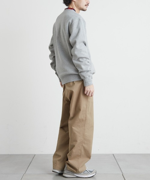 GEVACO（ゲバコ）の「【GEVACO / ゲバコ】ヘヴィーウェイト裏起毛クルースウェット（スウェット・メンズ・ホワイト/ネイビー/グレー・SMALL/MEDIUM/LARGE）」の6枚目の写真