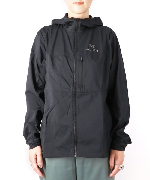 ARC'TERYX（アークテリクス）の「ARC'TERYX SQUAMISH HOODYアークテリクス スコーミッシュ フーディー マウンテンパーカー（マウンテンパーカー・レディース・ブラック・SMALL/MEDIUM）」の2枚目の写真