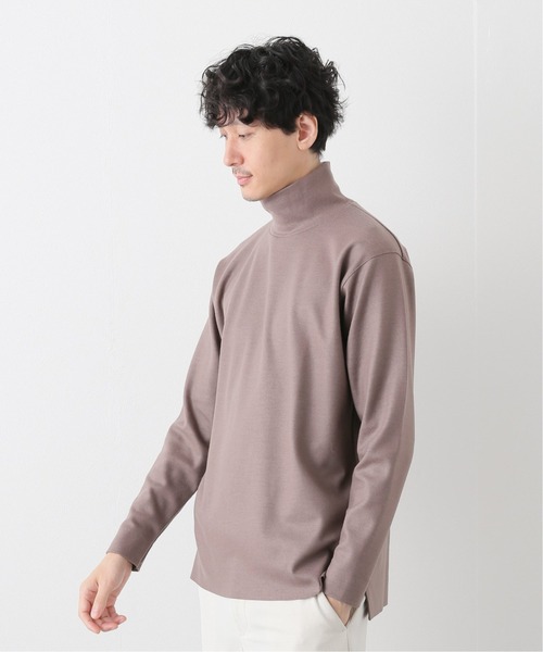 EDIFICE（エディフィス）の「ウール ジャージー ハイネック（Tシャツ/カットソー・メンズ・ブラック系その他/ブラウン系その他/サックスブルー・MEDIUM/SMALL/LARGE）」の3枚目の写真